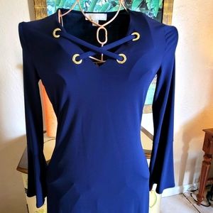 Micheal Kors Blue Ladies Small Dress